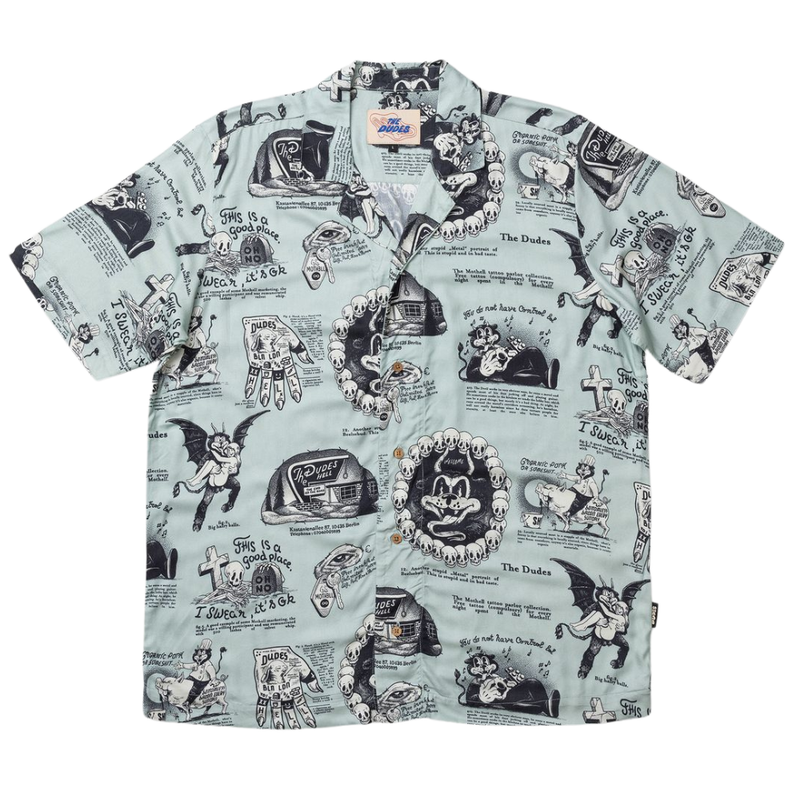 The Dudes - Beelzebud Blues Hawaiian Shirt - Multicolor - Kurzarmhemd