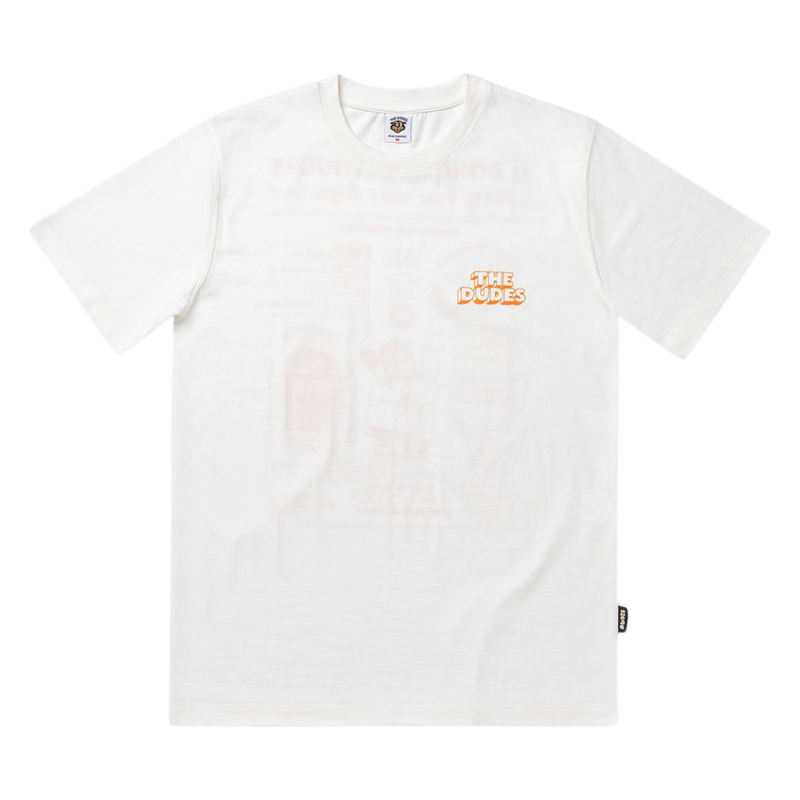 The Dudes - Bei Dudes Classic T-Shirt - Off White - T-Shirt