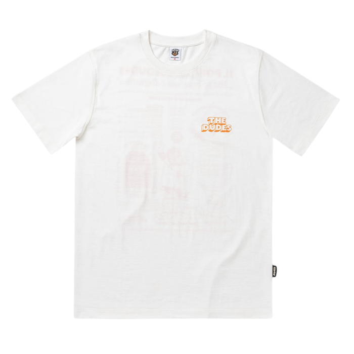The Dudes - Bei Dudes Classic T-Shirt - Off White - T-Shirt