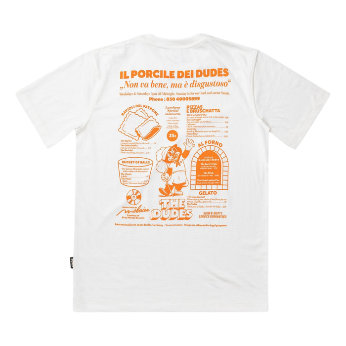 The Dudes - Bei Dudes Classic T-Shirt - Off White - T-Shirt