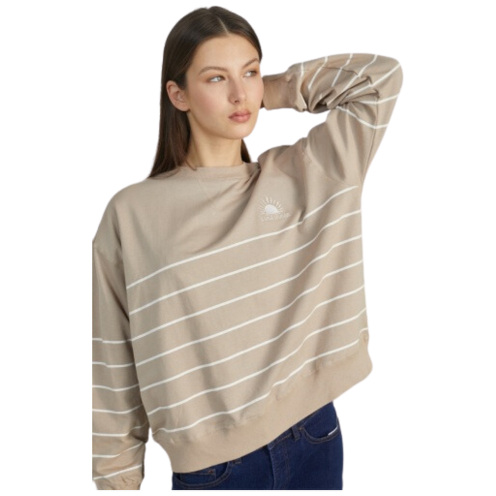 24Colours - Sweatshirt - Taupe - T-Shirt Langarm