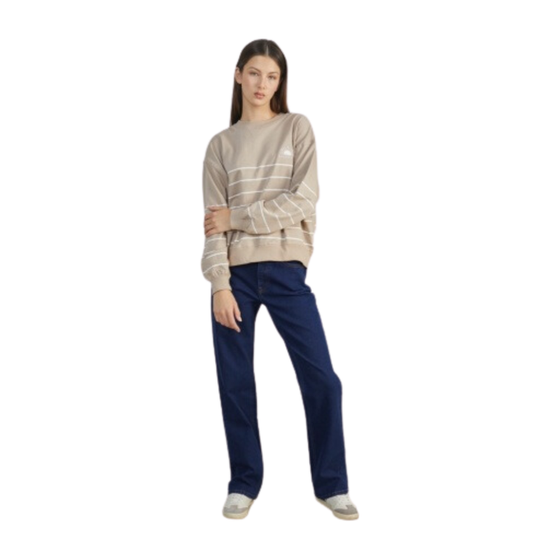 24Colours - Sweatshirt - Taupe - T-Shirt Langarm