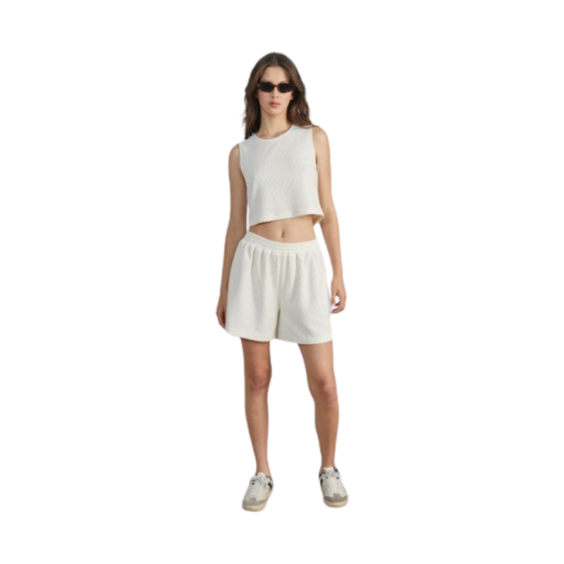 24Colours - Pullover - White - Crop Top