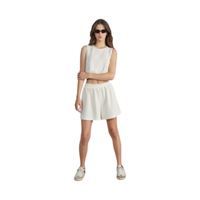 24Colours - Pullover - White - Crop Top