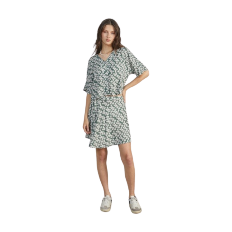 24Colours - Skirt - Green - Rock Kurz