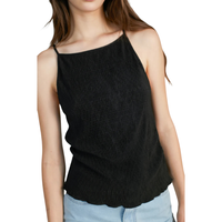 24Colours - Top - Black - Spaghetti Shirt
