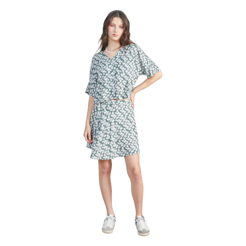 24Colours - Shirt - Green - Kurzarmhemd
