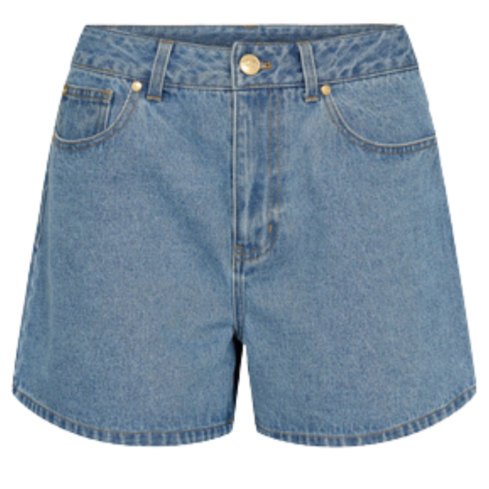 Nümph - Nuvirginia Denim Shorts - Light Blue Denim - Jean Short
