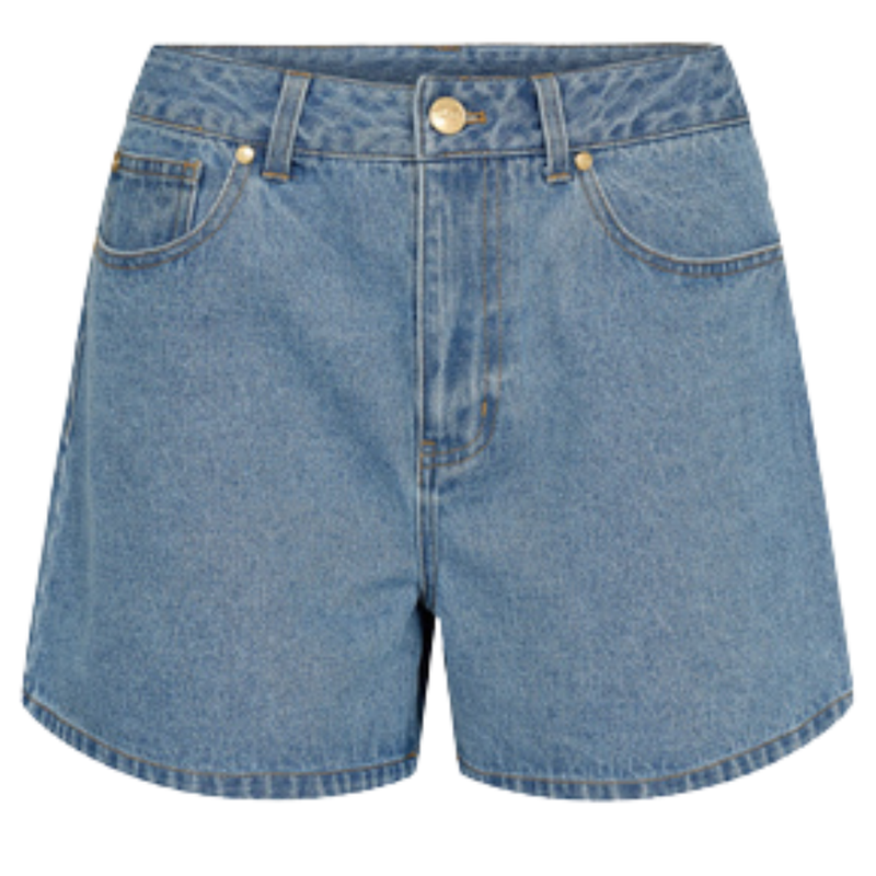 Nümph - Nuvirginia Denim Shorts - Light Blue Denim - Jean Short
