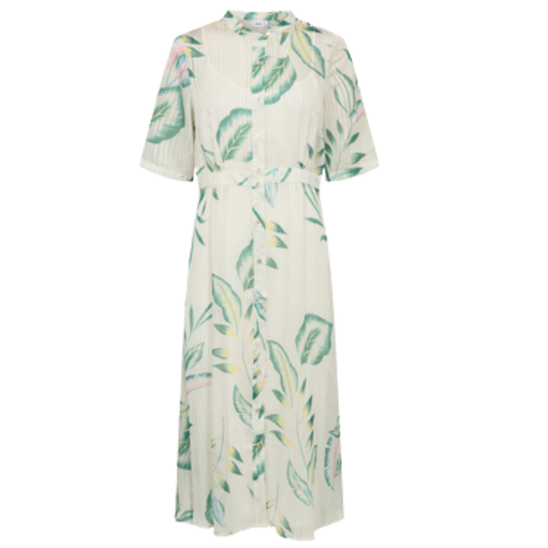 Nümph - Nukyndall SS Dress - Pristine - Kleid Lang