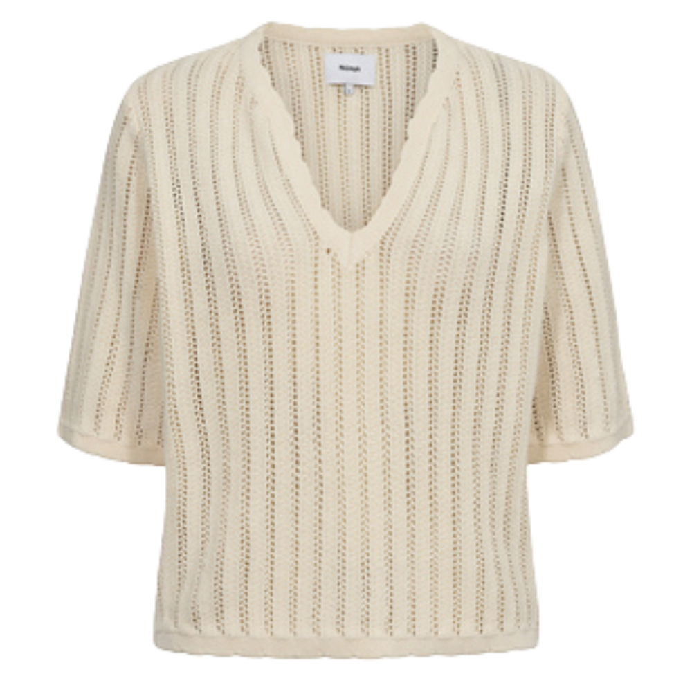Nümph - Nupoelle SS Pullover - Pristine - Fashion Top