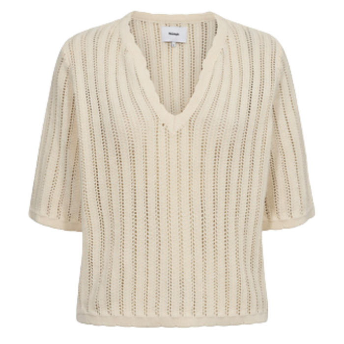 Nümph - Nupoelle SS Pullover - Pristine - Fashion Top
