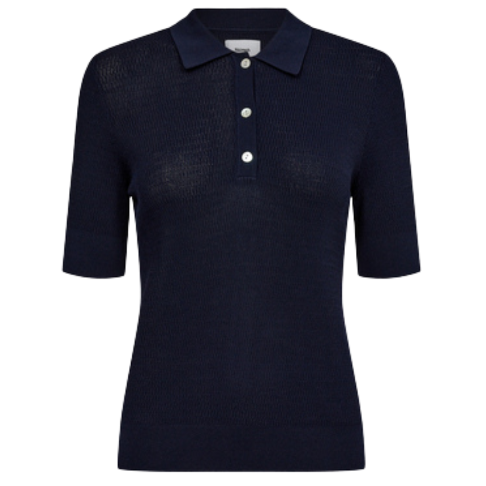 Nümph - Nucilia Polo - Dark Sapphire - Polo Kurzarm