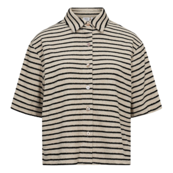 Nümph - Numosha Shirt - Gray Morn - Kurzarmhemd