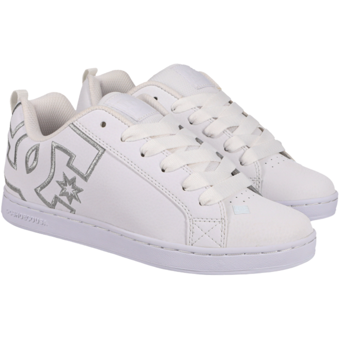 DC - Court Graffik - White/Silver - Sneaker
