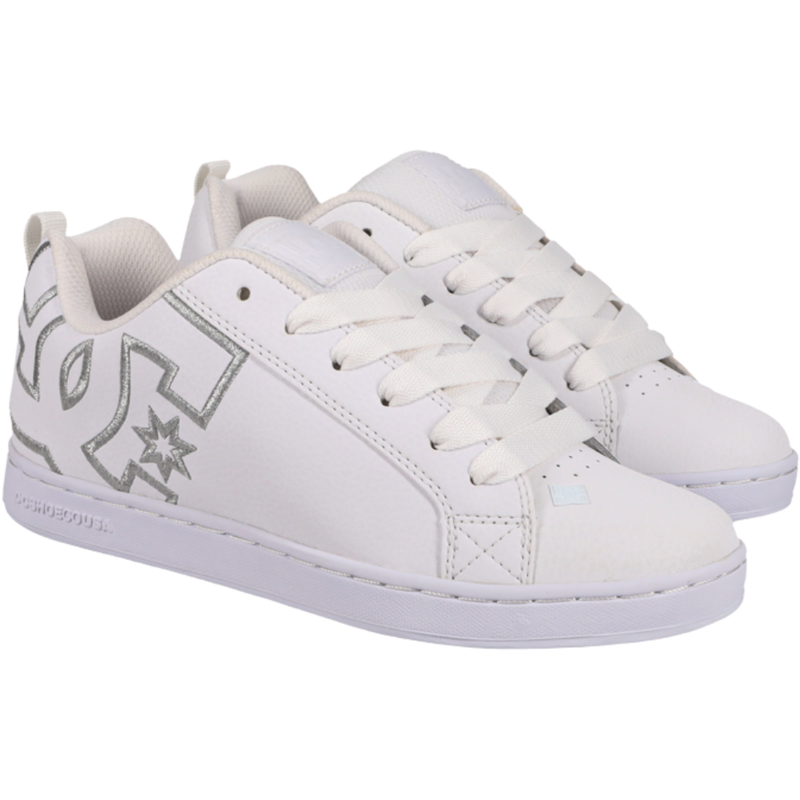 DC - Court Graffik - White/Silver - Sneaker
