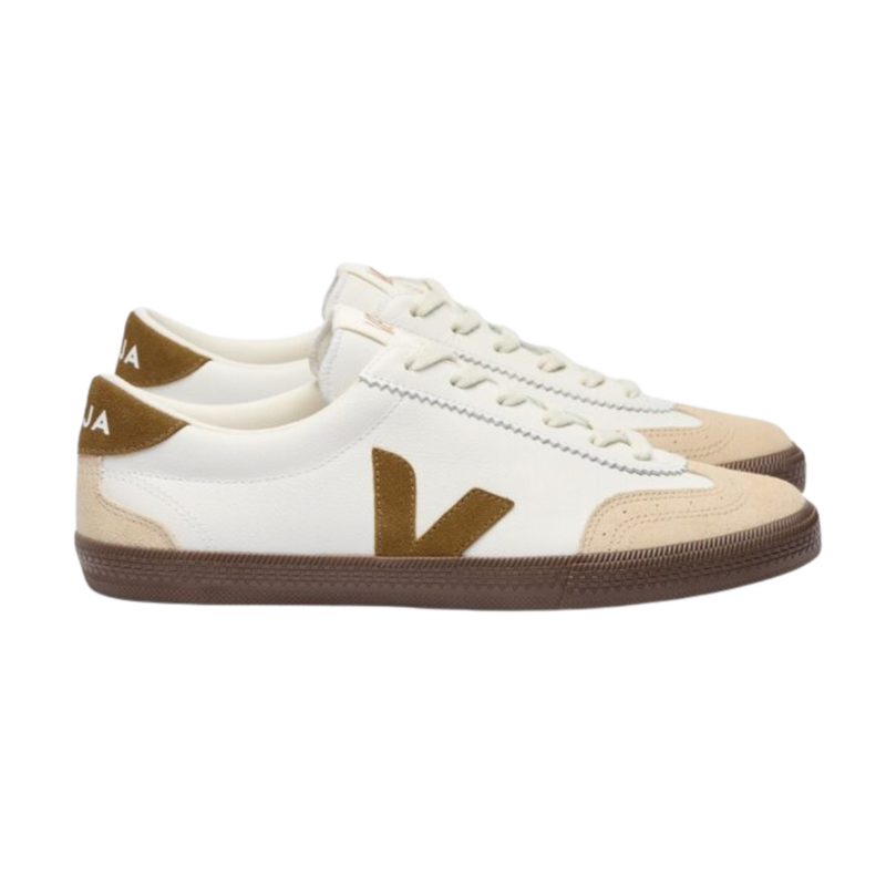 Veja - Volley O.T. - Leath White Tent Bark - Sneaker