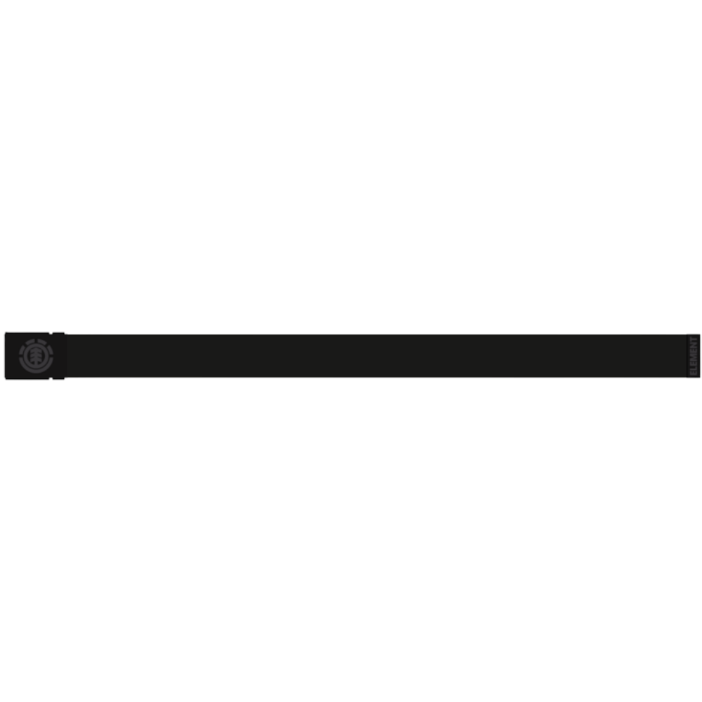 Element - Icon Webbing Belt - Flint Black - Textilgürtel