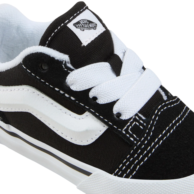 Vans - Knu Skool Elastic Lace  - Black/True White - Sneaker