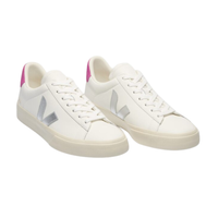 Veja - Campo - Leath Whi Silver Ultraviolet - Sneaker