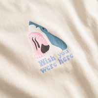 Dedicated - Stockholm Wish Chest  - Oat White - T-Shirt