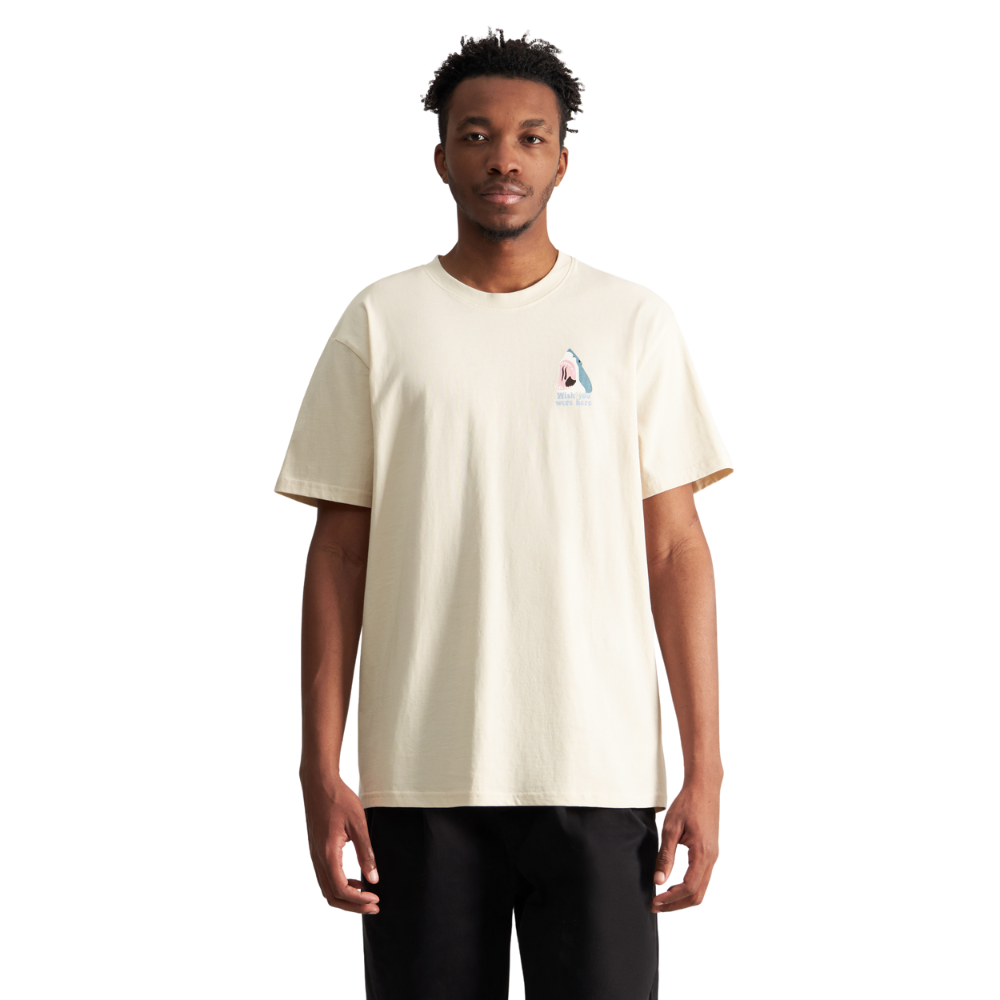 Dedicated - Stockholm Wish Chest  - Oat White - T-Shirt