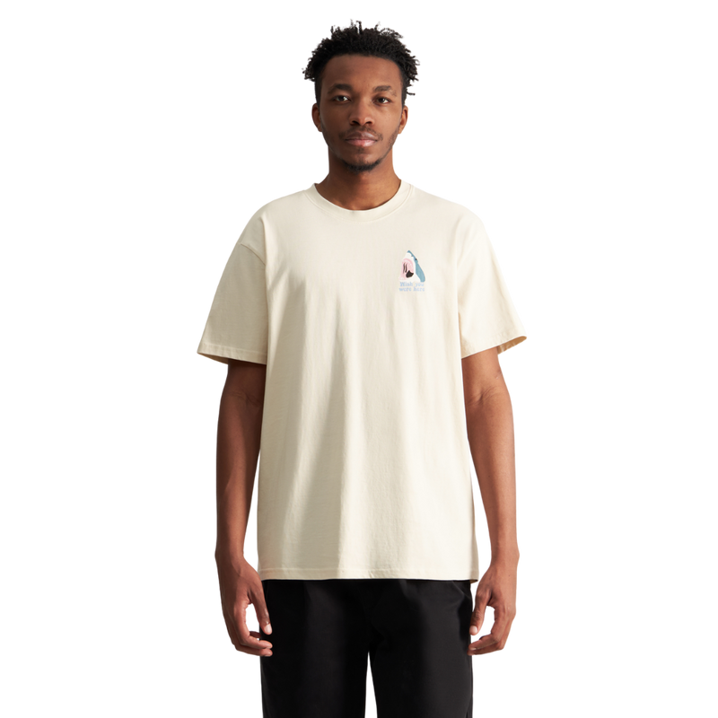 Dedicated - Stockholm Wish Chest  - Oat White - T-Shirt