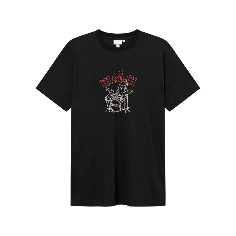 Dedicated - Stockholm Meow  - Black - T-Shirt
