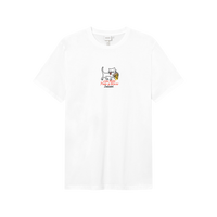 Dedicated - Stockholm Pizza Love  - White - T-Shirt