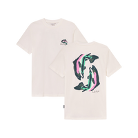 Dedicated - Stockholm Cut Out Trout  - Off-White - T-Shirt