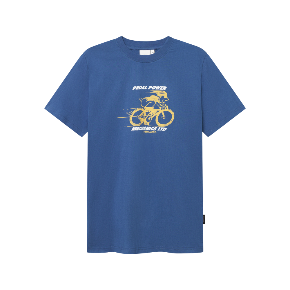 Dedicated - Stockholm Pedal Power  - True Blue - T-Shirt
