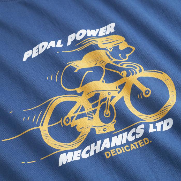Dedicated - Stockholm Pedal Power  - True Blue - T-Shirt