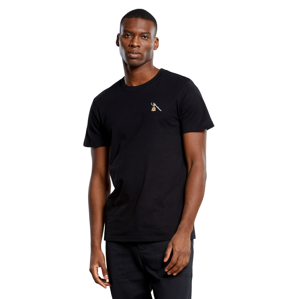 Dedicated - Stockholm Hot Coffee Emb  - Black - T-Shirt
