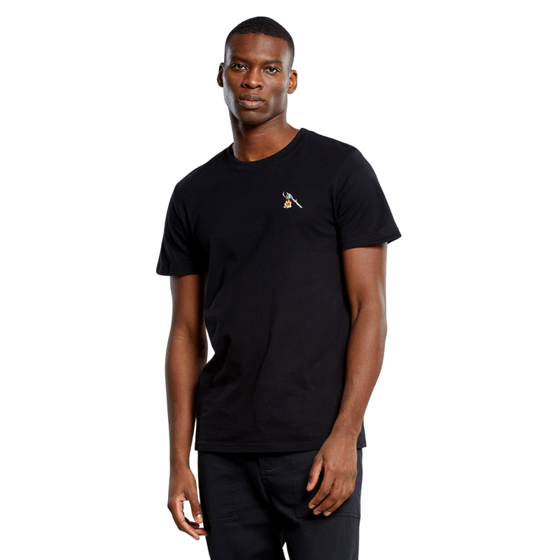 Dedicated - Stockholm Hot Coffee Emb  - Black - T-Shirt