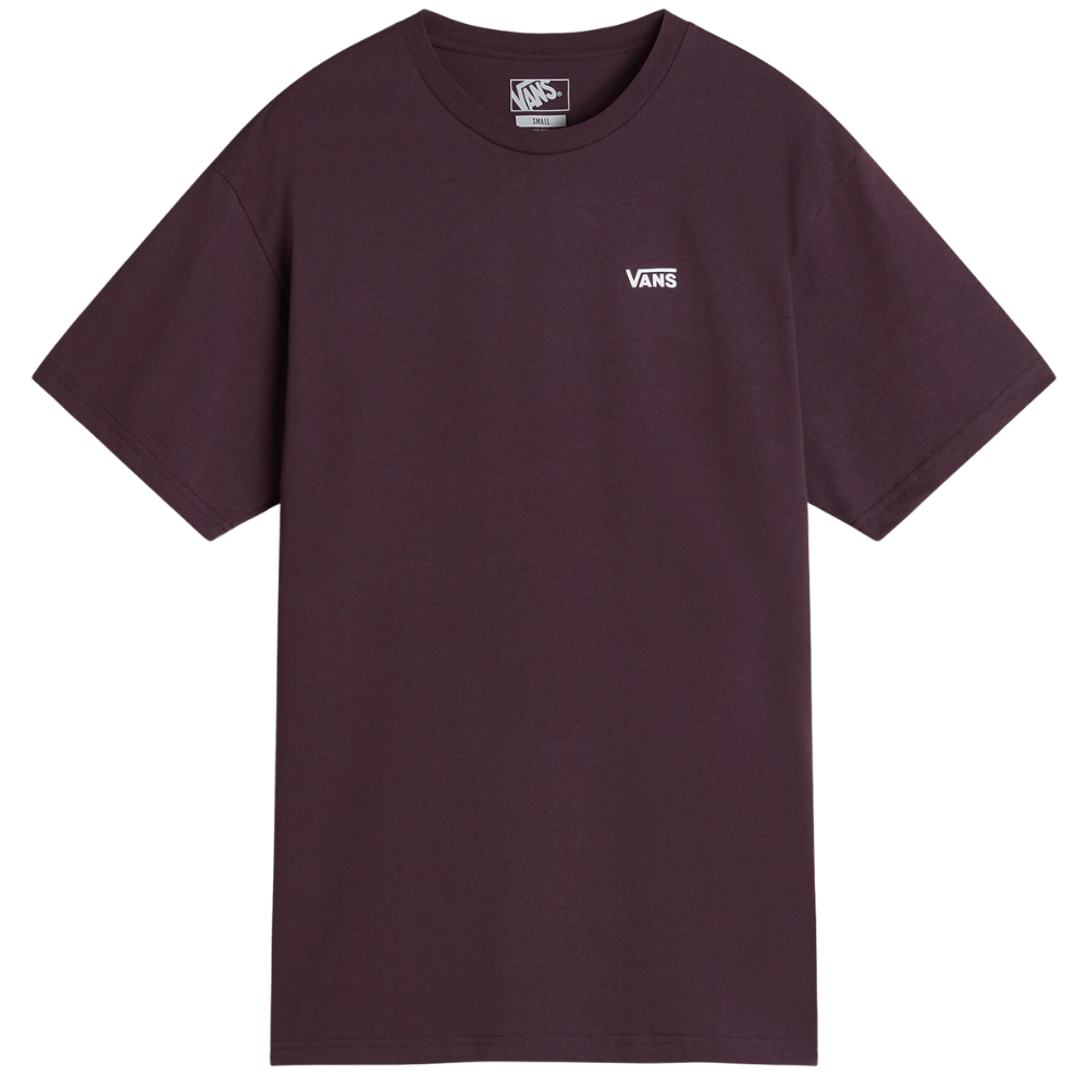 Vans - Left Chest Logo Tee EM  - Dark Port - T-Shirt
