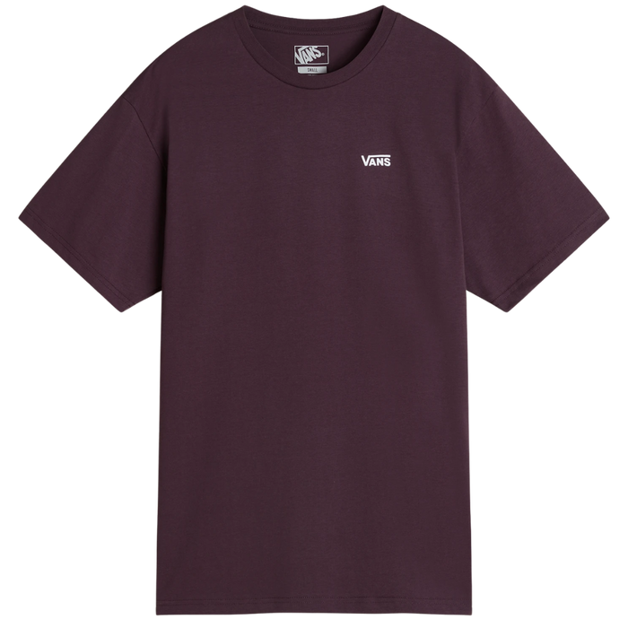 Vans - Left Chest Logo Tee EM  - Dark Port - T-Shirt