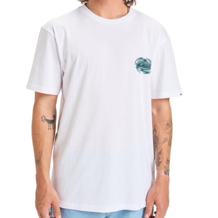 Quiksilver - EV Moon Run SS - White - T-Shirt