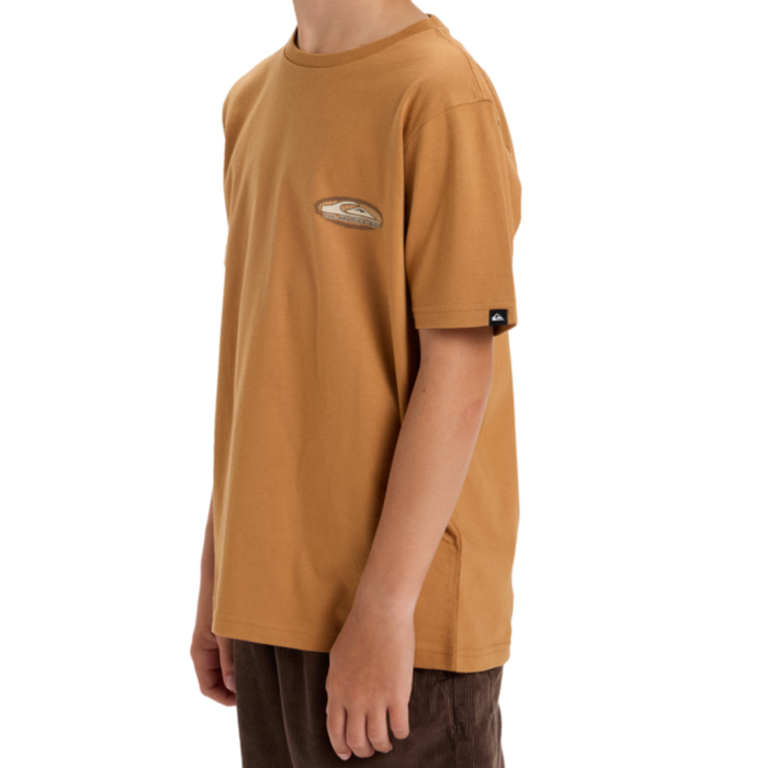 Quiksilver - Evo Border Lines SS Youth - Almond - T-Shirt