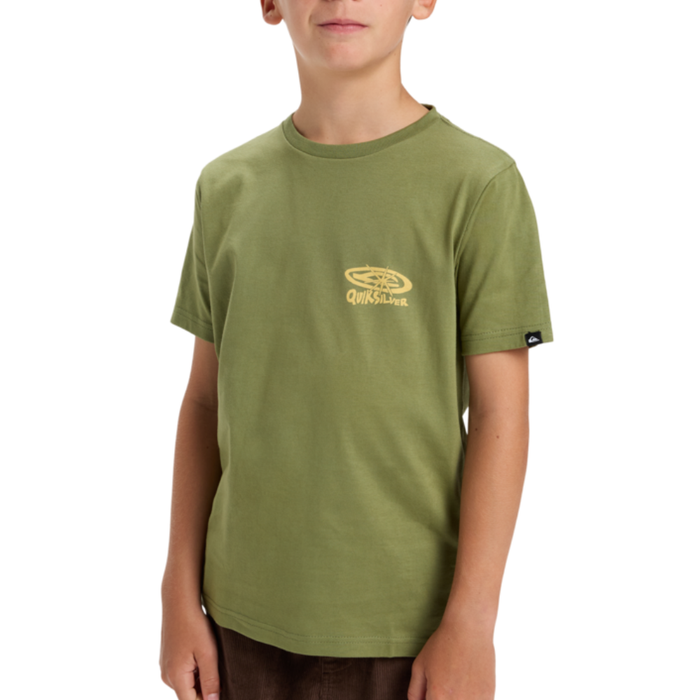 Quiksilver - Hw Snaky Ways SS Youth - Loden Green - T-Shirt
