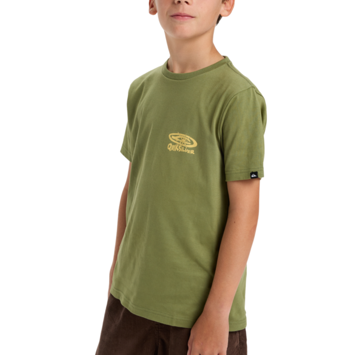Quiksilver - Hw Snaky Ways SS Youth - Loden Green - T-Shirt