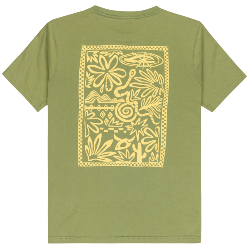 Quiksilver - Hw Snaky Ways SS Youth - Loden Green - T-Shirt