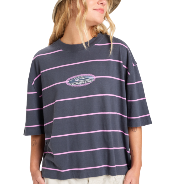 Quiksilver - Stripart SS Tee - India Ink Stripe - T-Shirt