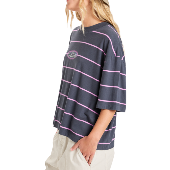 Quiksilver - Stripart SS Tee - India Ink Stripe - T-Shirt