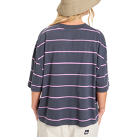 Quiksilver - Stripart SS Tee - India Ink Stripe - T-Shirt