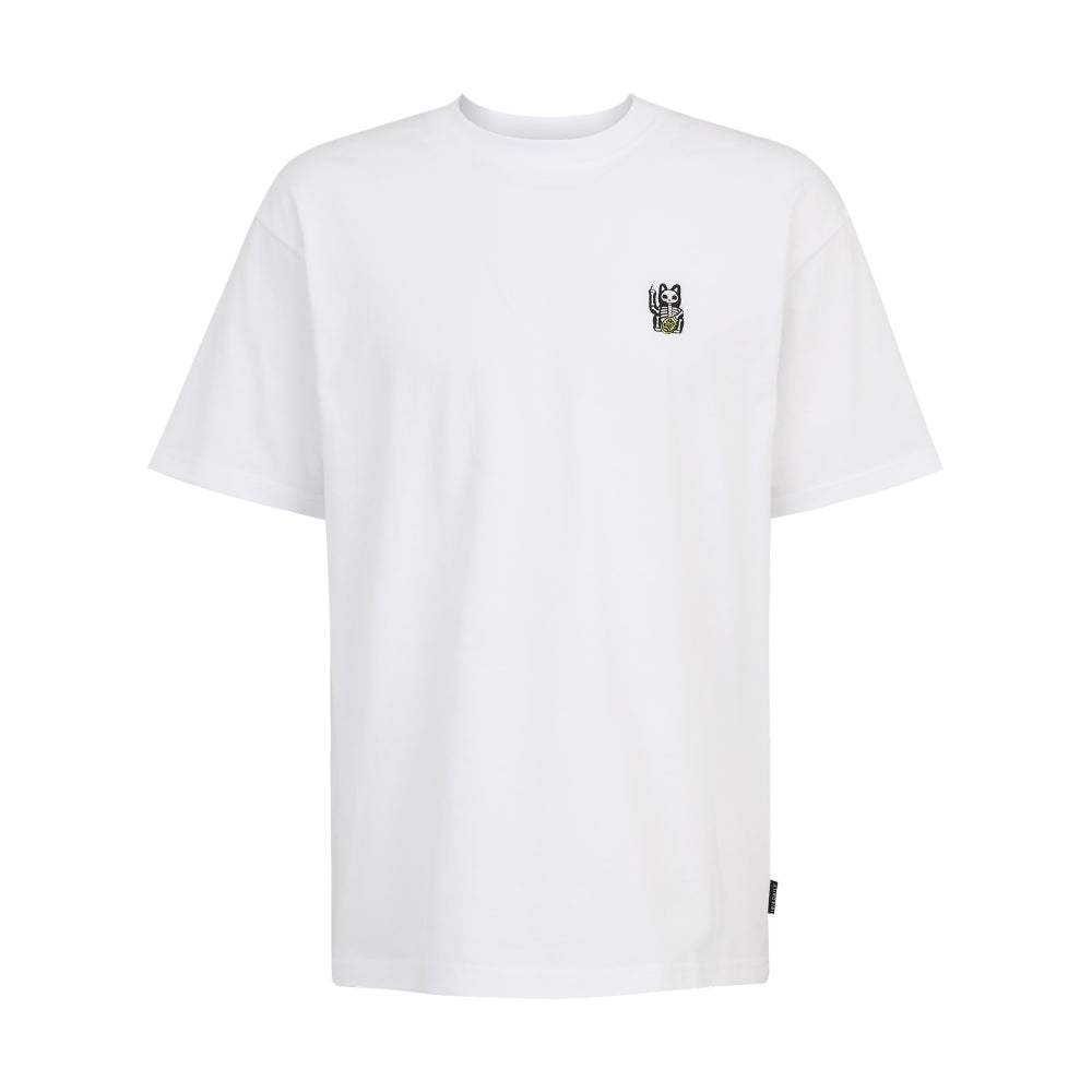 Iriedaily - Bone Cat T-Shirt - White - T-Shirt