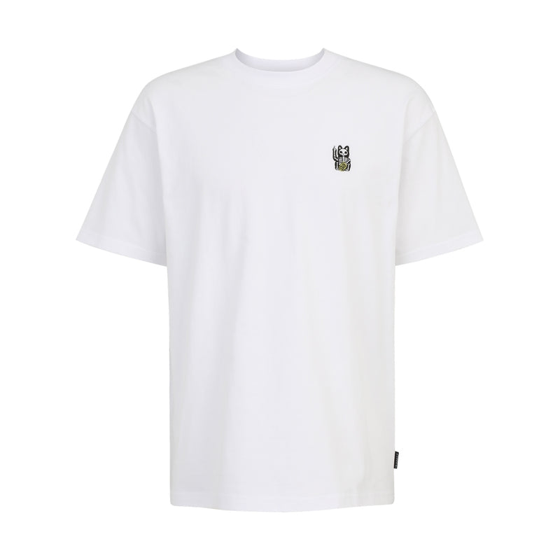Iriedaily - Bone Cat T-Shirt - White - T-Shirt