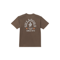 Billabong - Coiled Premium WW SS - Dark Brown - T-Shirt