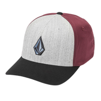 Volcom - Full Stone Hthr Flexfit Hat - Dark Slate - Flexfit Cap