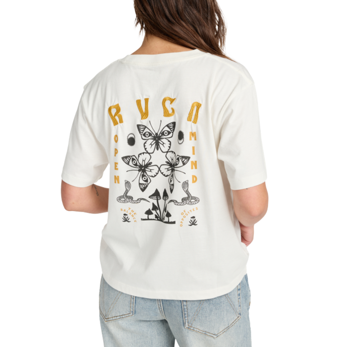 RVCA - Butterfly Poster Tee - Antique White - T-Shirt