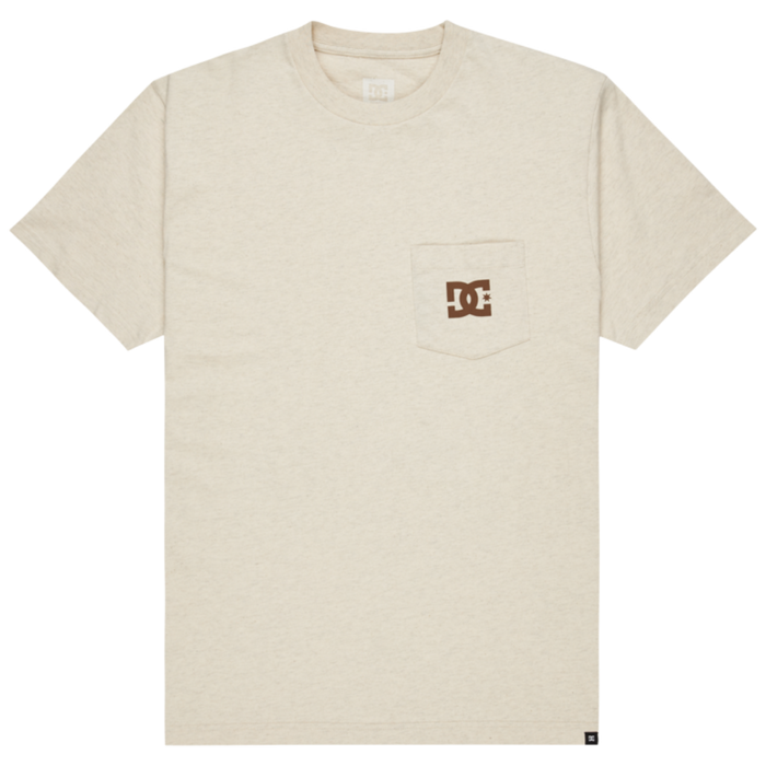 DC - DC Star Pocket HSS - Oatmeal Heather - T-Shirt